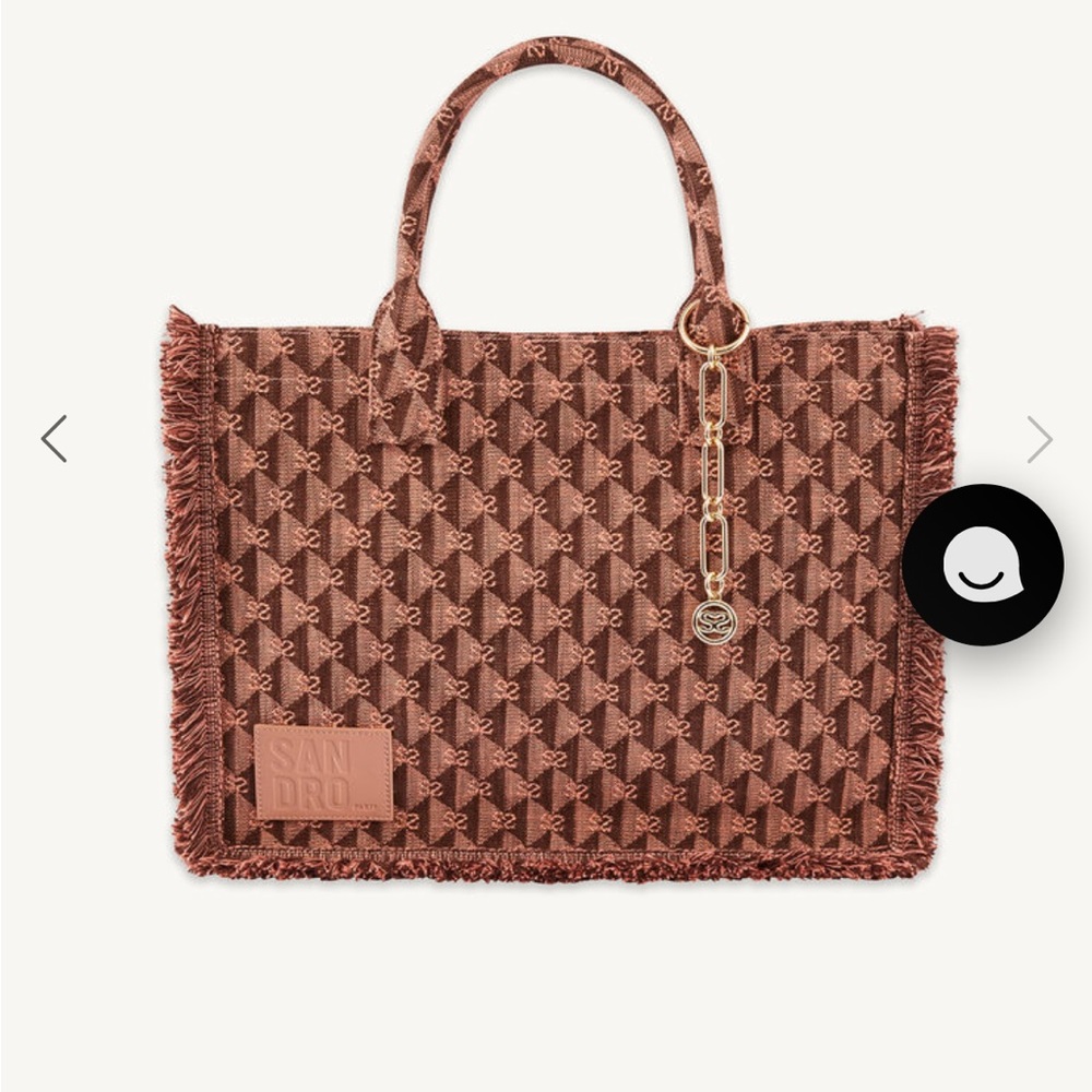 ISO SANDRO jacquard tote
